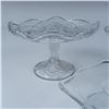 Image 4 : 3pc Pattern Glass Children's Dishware Cake Stands