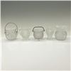 Image 1 : 5pc Early Pattern Glass Toothpick Holders