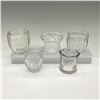 Image 2 : 5pc Pattern Glass Large Toothpick Holders