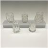 Image 1 : 5pc Pattern Glass Toothpick Holders