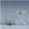 Image 4 : 6pc Pattern Glass and Crystal Toothpick Holders