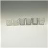 Image 1 : 6pc Early Pattern Glass Toothpick Holders