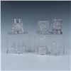 Image 1 : 6pc Pattern Glass Toothpick Holders