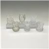 Image 1 : 6pc Pattern Glass Toothpick Holders