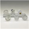 Image 3 : 6pc Pattern Glass Toothpick Holders