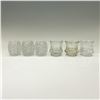 Image 1 : 6pc Early Pattern Glass Toothpick Holders