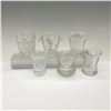 Image 1 : 6pc Pattern Glass Toothpick Holders