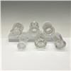 Image 3 : 6pc Pattern Glass Toothpick Holders