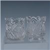 Image 2 : 6pc Pattern Glass Toothpick Holders, Tulip Shaped