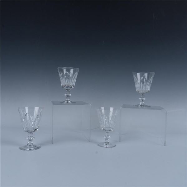 4pc Royal Leerdam Crystal Liquor Cocktail Glasses, Gothic