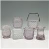 Image 2 : 6pc Pressed Glass Toothpick Holders