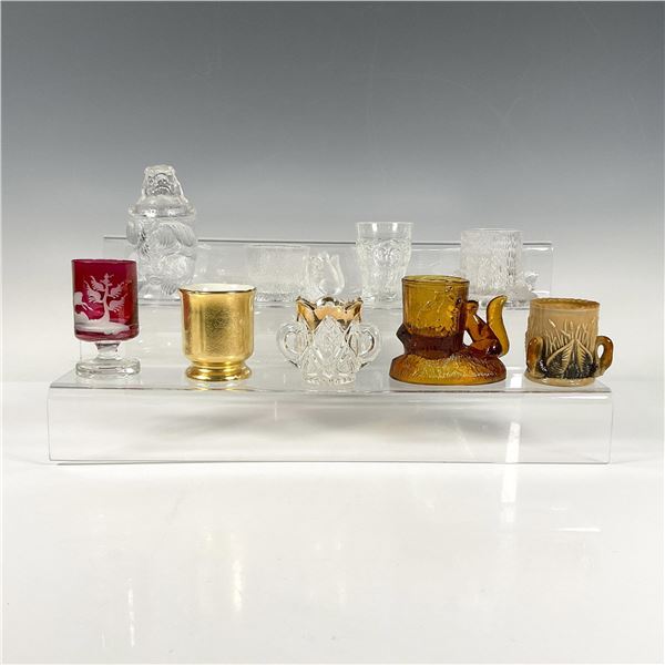 9pc Nature and Gilded Themed Toothpick Holders and Sugar Jar