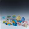Image 1 : 62pc Colorful Glass Children's Tableware