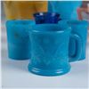 Image 9 : 62pc Colorful Glass Children's Tableware