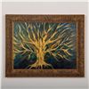 Image 2 : Original Expressionist Oil on Canvas, Golden Tree