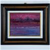Image 1 : Roberto Brewer, Original Oil on Canvas, Sunset, Signed