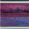 Image 2 : Roberto Brewer, Original Oil on Canvas, Sunset, Signed