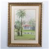 Image 1 : Original Puerto Rican Watercolor on Paper, Signed