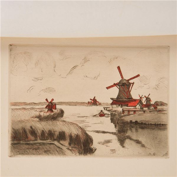 Guillaumin (Aft.) Original Etching on Paper