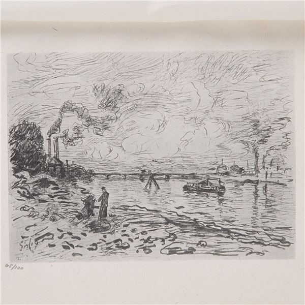 Sisley (Aft.) Original Engraving on Paper