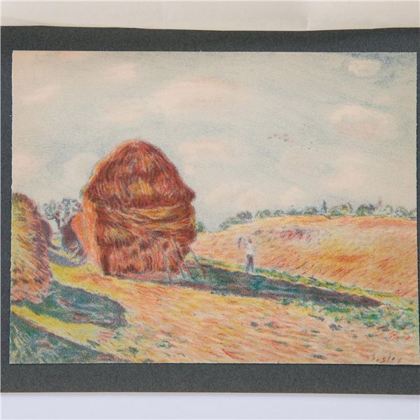 Sisley (Aft.) Original Engraving on Paper