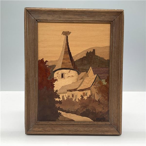 Lucien Straub Studio Marquetry Artwork, Ribeauville