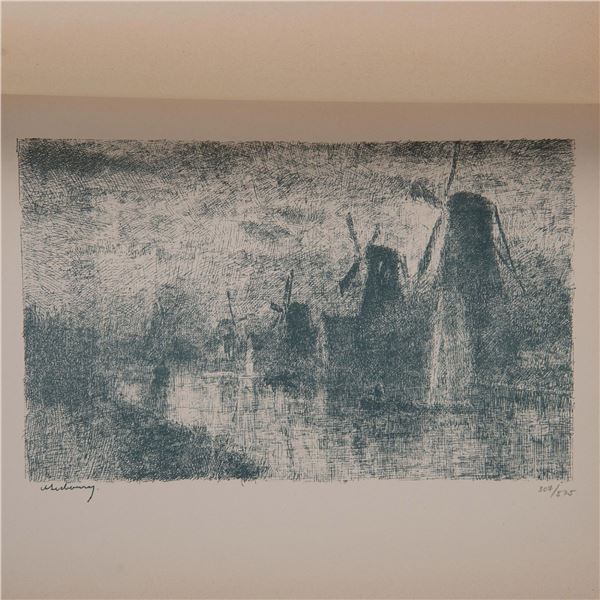 Albert Lebourg (Aft.) Original Lithograph on Wove Paper