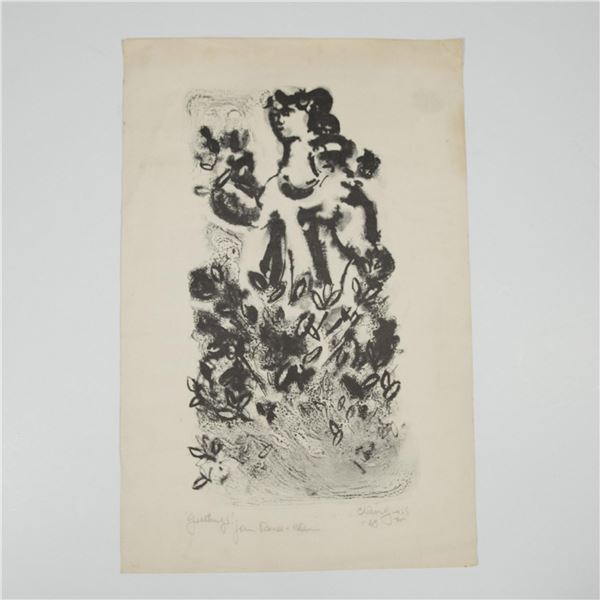 Chaim Gross, Original Lithograph on Paper, Signed