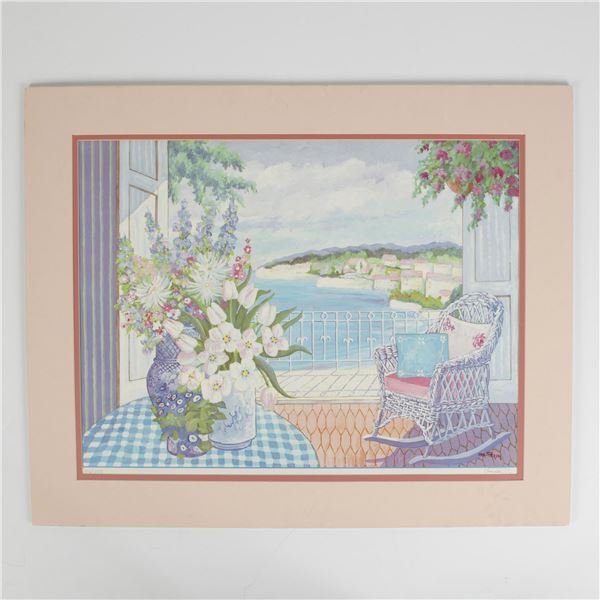 Lloyd Van Pitterson, Original Lithograph on Paper, Signed