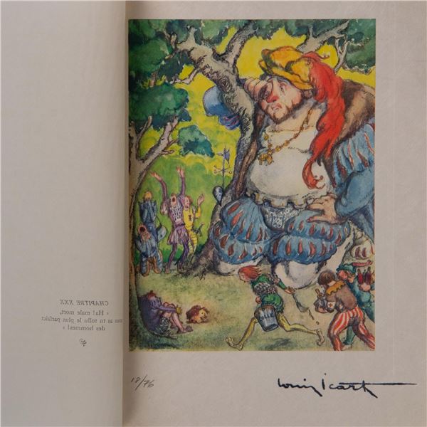 Louis Icart (Aft.) Color Lithograph on Paper Gargantua Suite