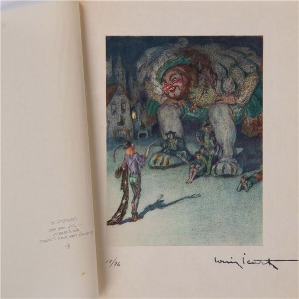 Louis Icart (Aft.) Color Lithograph on Paper Gargantua Suite