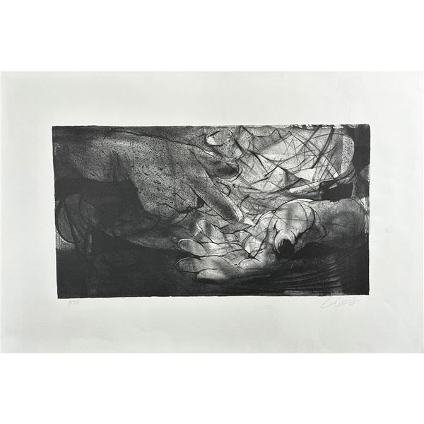 Unknown Artist, Lithograph Hands Signed