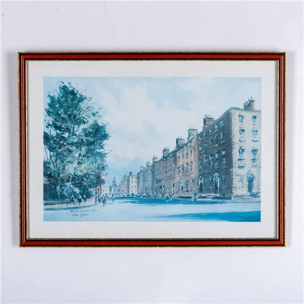 Colin Gibson, Dublin Merrion Square Color Print on Paper