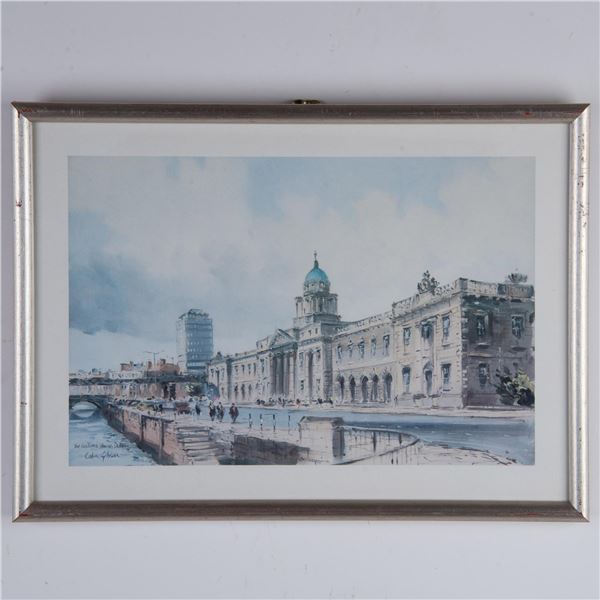 Colin Gibson, Dublin The Custom House Color Print on Paper