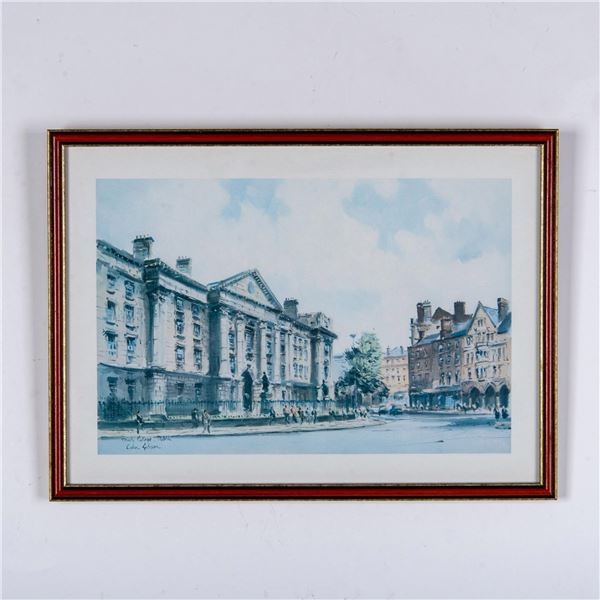 Colin Gibson, Dublin Trinity College Color Print on Paper
