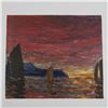 Image 2 : Emil Nolde (Aft.) Color Print on Paper, Red Evening Sky