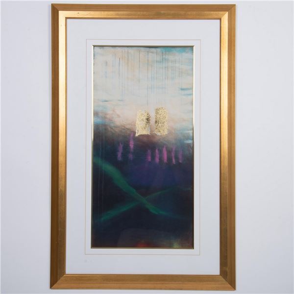 Ann Echols, Abstract Color Serigraph on Paper, Memories I