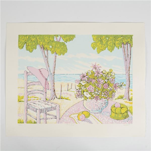 Lloyd Van Pitterson, Original Serigraph, Pink Hat, Signed