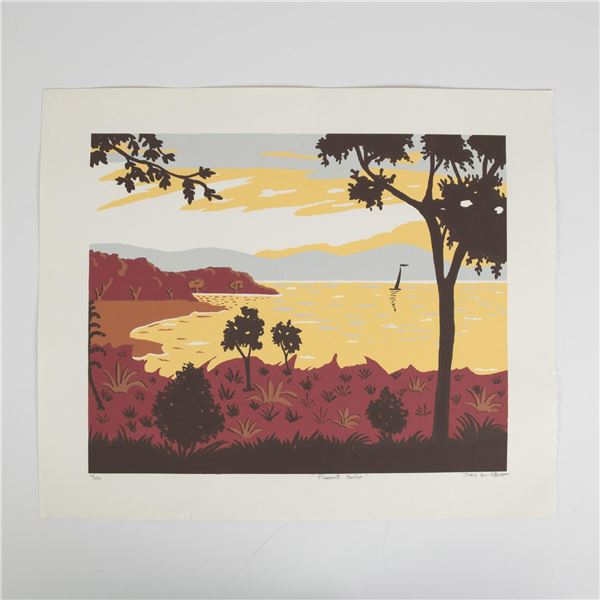 Van Pitterson, Original Serigraph on Paper, Signed