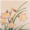 Image 5 : Asian Watercolor Botanical Painting on Silk Scroll