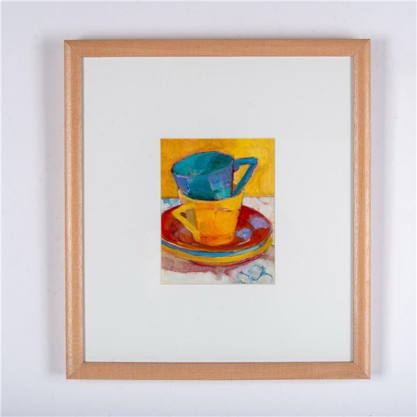 Peggy Hawley, Original Acrylic Painting on Paper, Signed