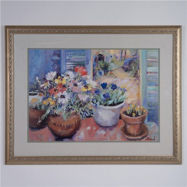 Ruth Olenick, Impressionist Framed Poster, The Potting Shed