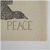 Image 3 : Original Woodcut on Paper, Bird with Peace