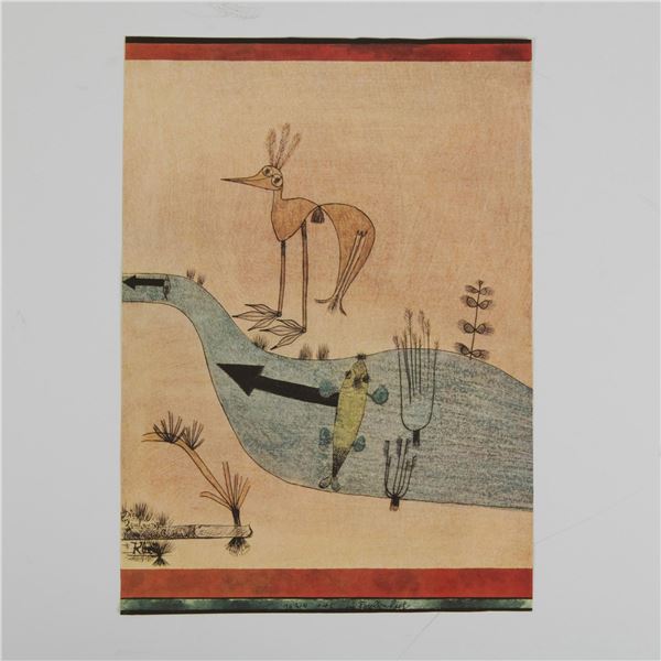 Paul Klee (Aft.) Offset Lithograph on Paper, The Trout Brook