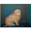 Image 2 : Igor Galanin Signed Modernist Serigraph Print, Shar Pei