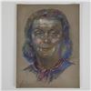Image 2 : Original Pastel Female Portrait Drawing on Paper