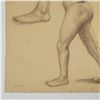 Image 7 : Two Original Pastel and Sanguine Drawings on Paper, Nudes
