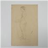 Image 5 : Double-Sided Original Graphite Drawing, Man and Woman