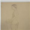 Image 8 : Double-Sided Original Graphite Drawing, Man and Woman