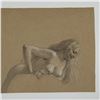 Image 2 : Original Nude Drawing in Pencil and Sanguine on Paper
